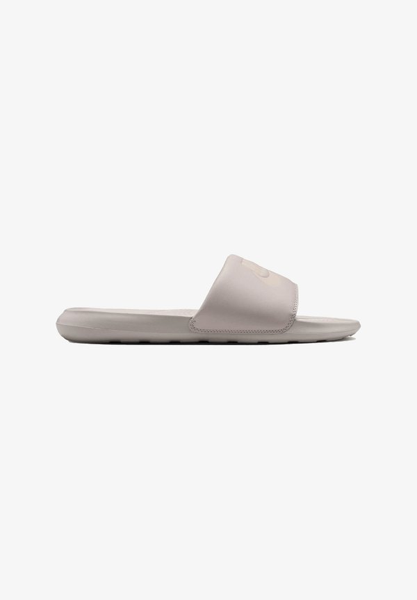 Nike Sportswear NIKE VICTORI ONE SLIDE UNISEX - Mules - moon particle/light orewood brown