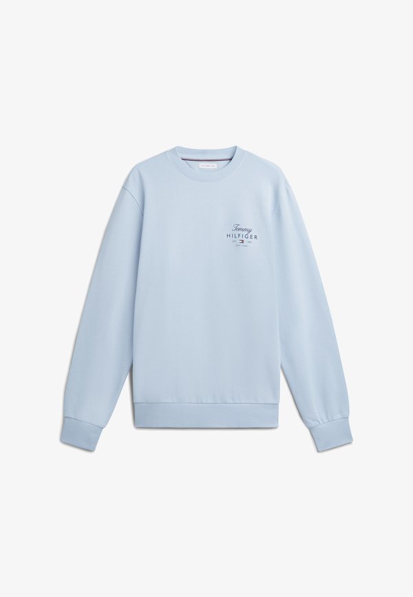 Tommy Hilfiger SCRIPT STACK BRAND LOVE - Sweatshirt - breezy blue