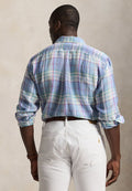 Polo Ralph Lauren Big & Tall PLAID LINEN SHIRT