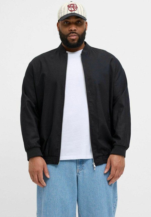 Jack & Jones Bomber Plus Size Bomber - Bomber Jacket - dark navy