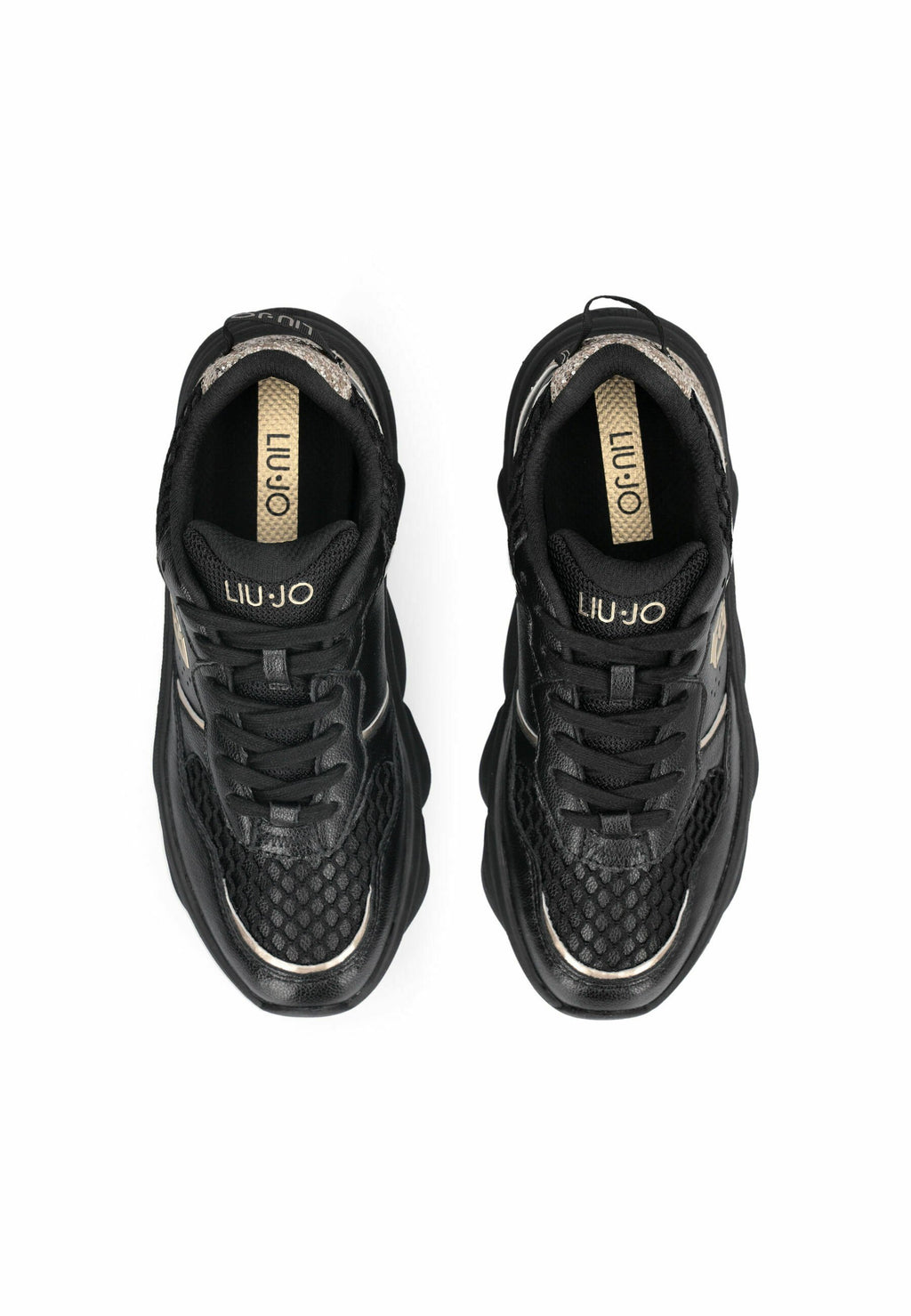 LIU JO CHUNKY AND GLITTER SNEAKERS