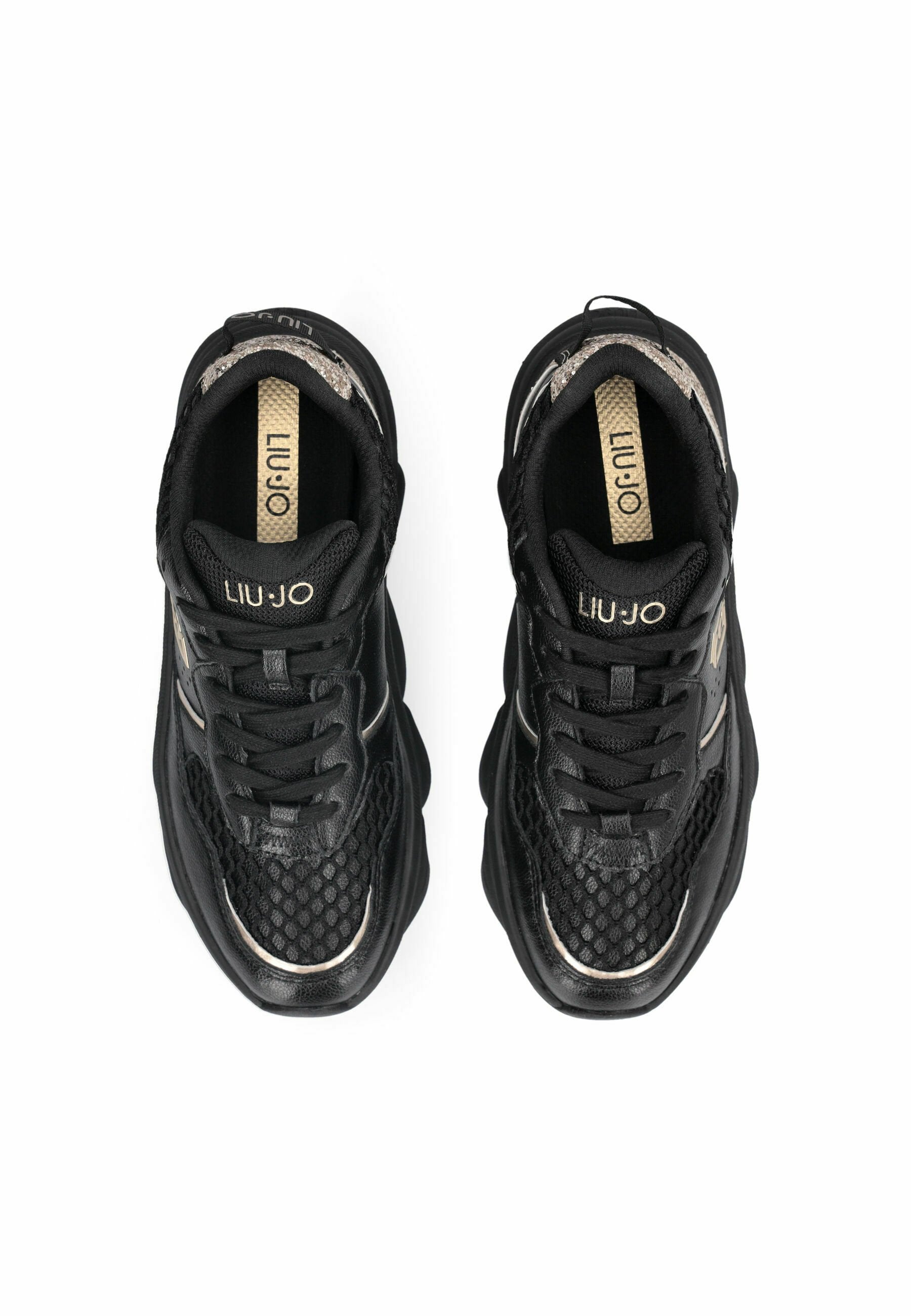 LIU JO CHUNKY AND GLITTER SNEAKERS