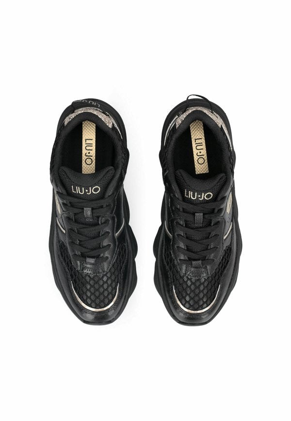 LIU JO CHUNKY AND GLITTER SNEAKERS