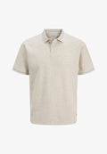 Jack & Jones JJEAUSTIN POLO SS NOOS - Polo shirt - antique white