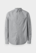 Tommy Hilfiger TH FLEX REGULAR FIT STRIPE SHIRT - Shirt - black/white