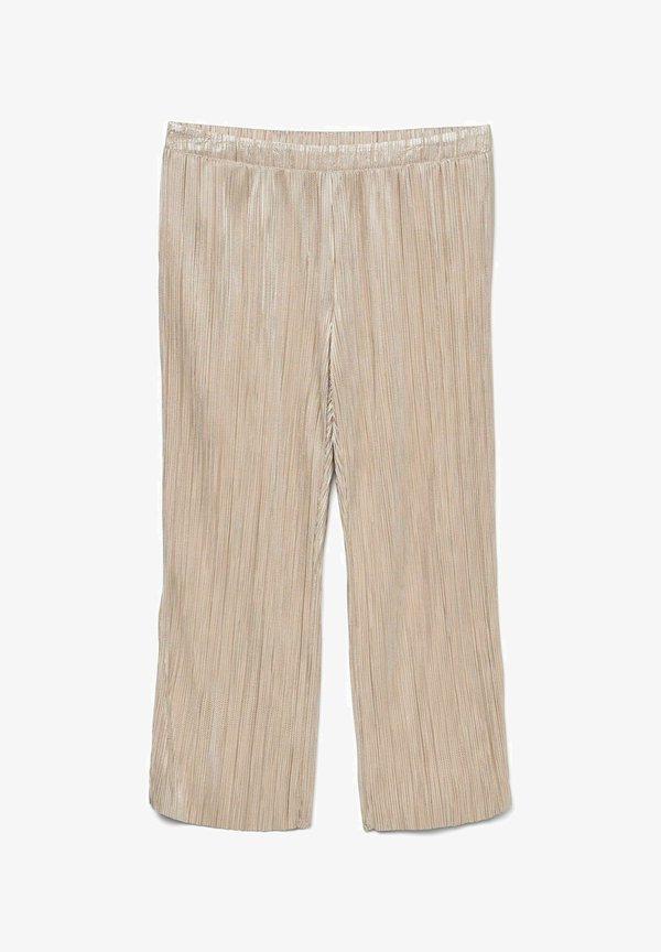 Vero Moda Curve Wide-leg VMCDUVI High waist - Trousers - silver colour
