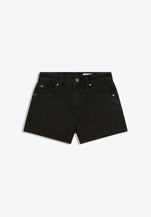 Bershka Denim shorts - black