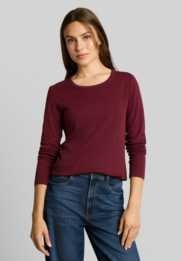 TOM TAILOR Long sleeved top - preppy plum