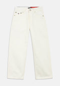 HERITAGE LOOSE WHITE JEANS Media 1