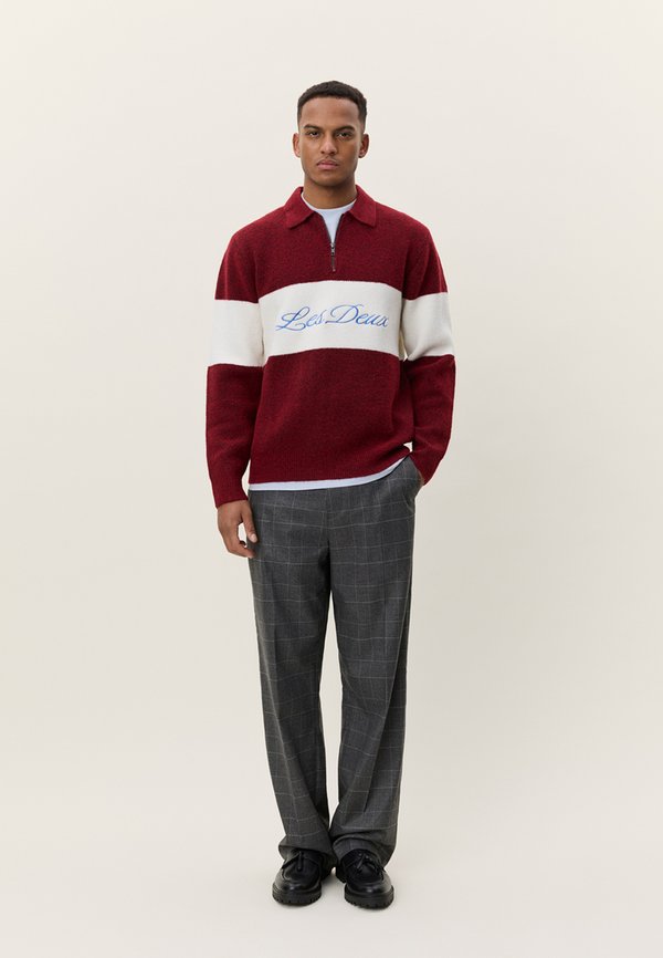 Les Deux CORY HALF-ZIP KNIT JUMPER