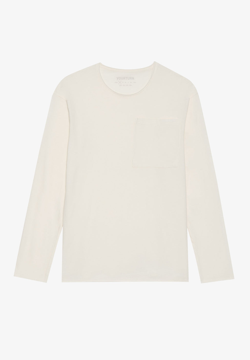 YOURTURN SLOUCHY LONG SLEEVED TOP WITH POCKET UNISEX