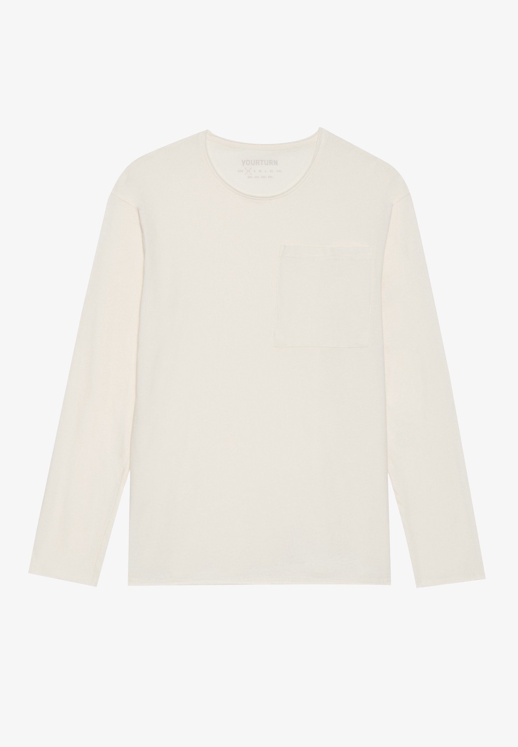 YOURTURN SLOUCHY LONG SLEEVED TOP WITH POCKET UNISEX