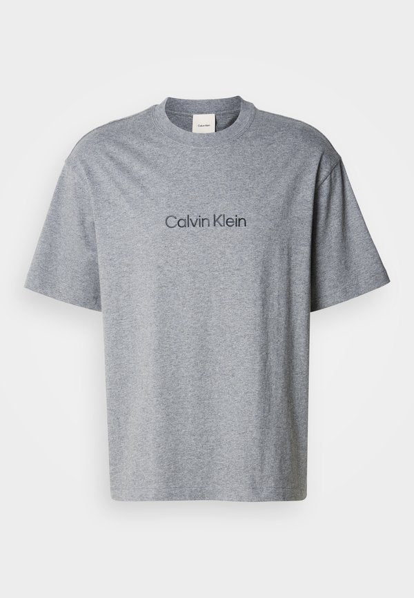 Calvin Klein STANDARD LOGO TEE - Print T-shirt - medium grey heather