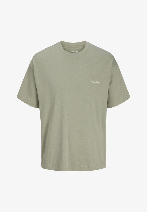 Jack & Jones JORMONTAUK GRAPHIC TEE - Print T-shirt - seagrass