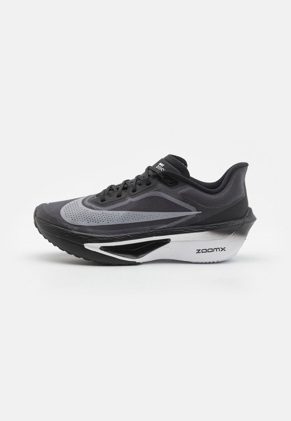 Nike Performance ZOOM FLY  - Road running shoes - black/white/light smoke grey