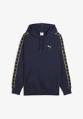 Puma ESSENTIALS ELEVATED TAPE RELAXED HOODIE - Hoodie - navy