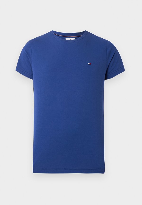 Tommy Hilfiger STRETCH SLIM FIT TEE - Basic T-shirt - pigment blue
