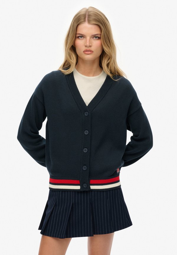 Superdry & Co SLOUCHY - Cardigan - eclipse navy