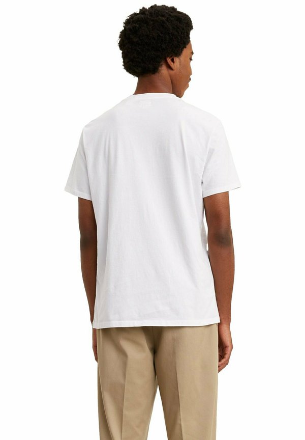 Levi's® 2 PACK - Basic T-shirt - weiß dunkelgrau