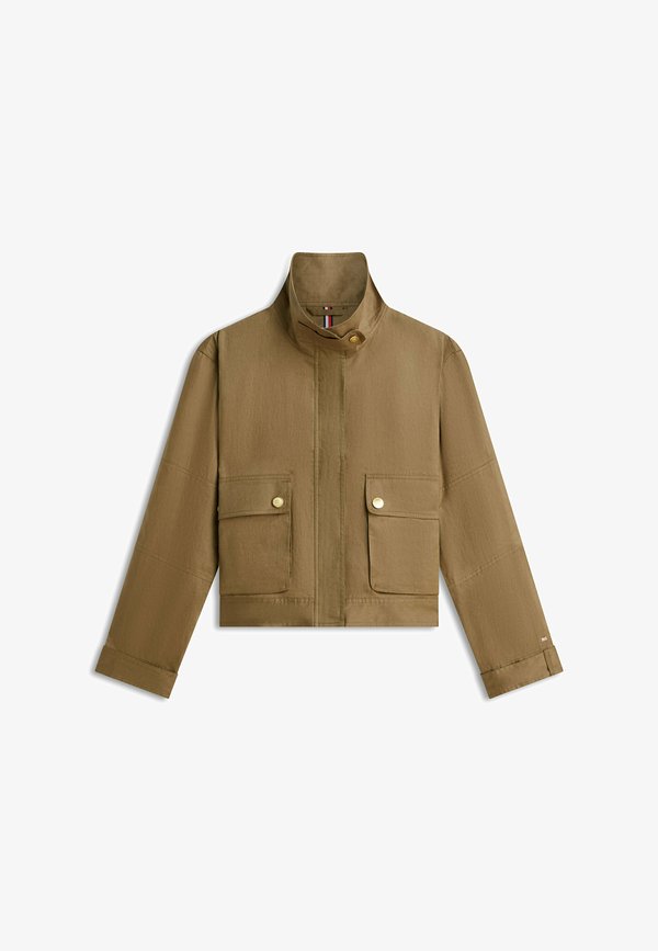 Tommy Hilfiger BUTTON UTILITY  - Summer jacket - mediterranean olive