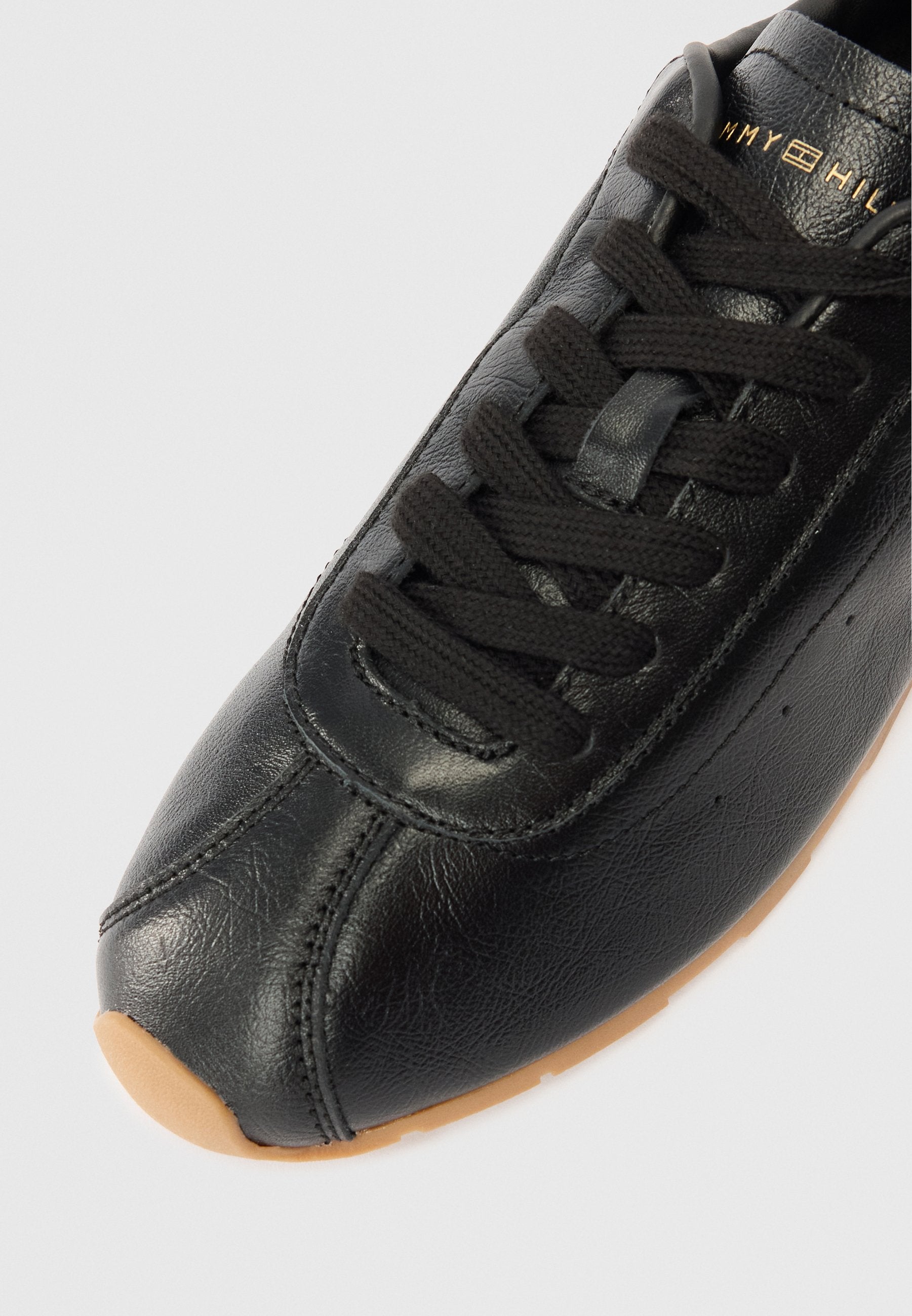 TH MONOGRAM LOW PROFILE LEATHER TRAINERS Media 5