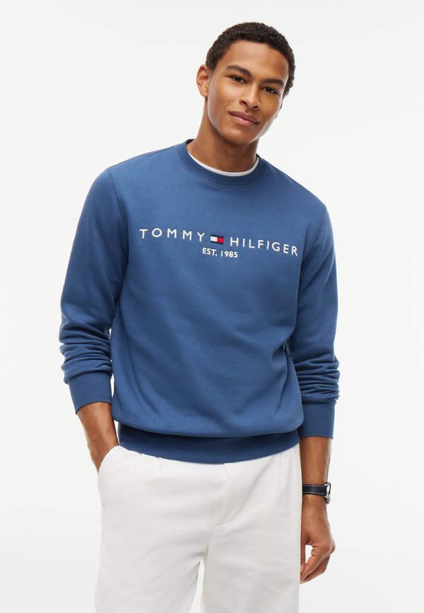 Tommy Hilfiger LOGO MOCKNECK - Sweatshirt - aegean sea
