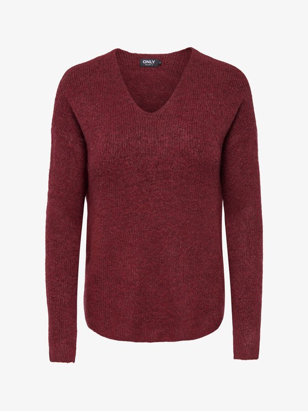 ONLY Jumper - oxblood red