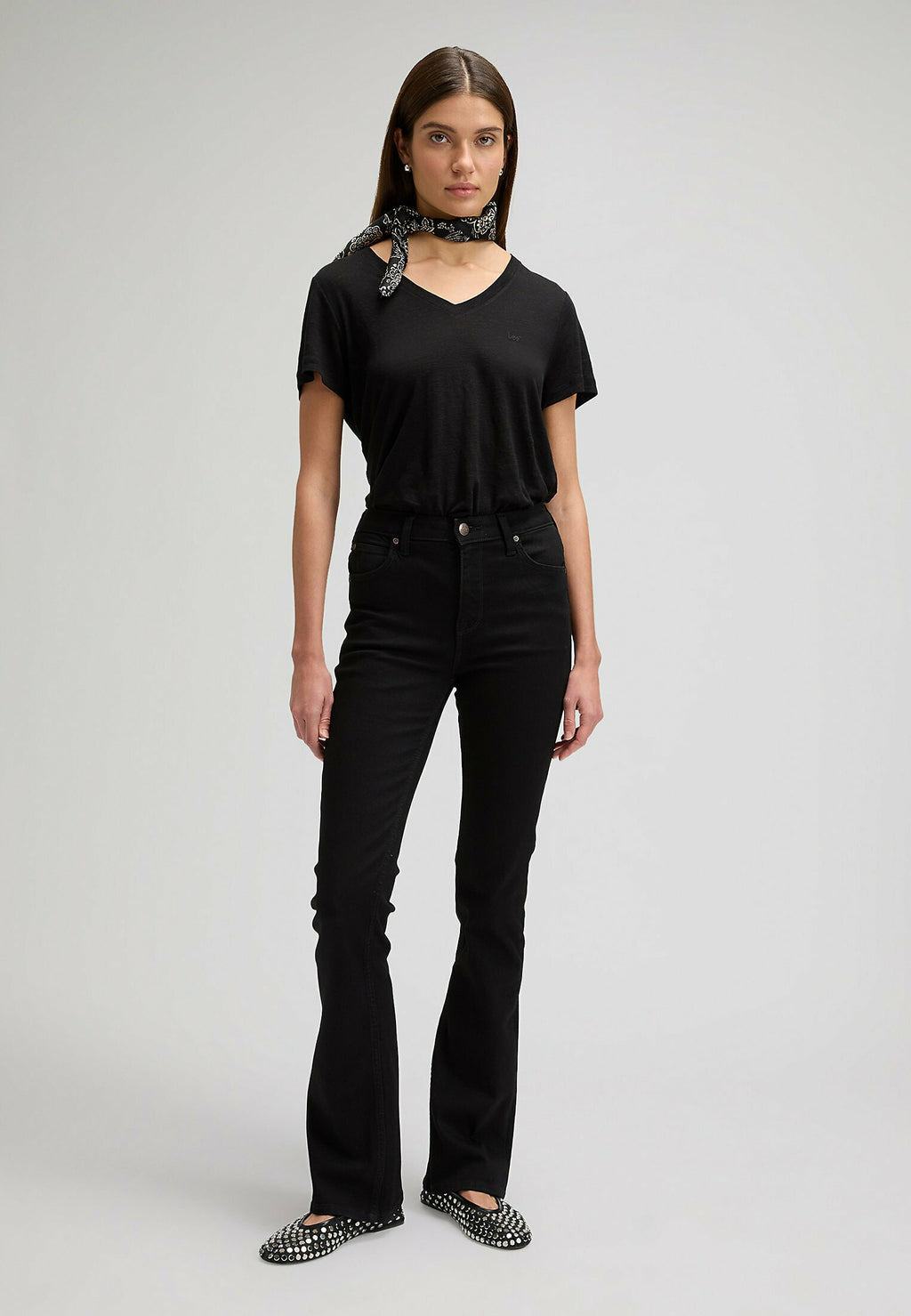 Lee SHORT SLEEVE V NECK TEE  REGULAR FIT