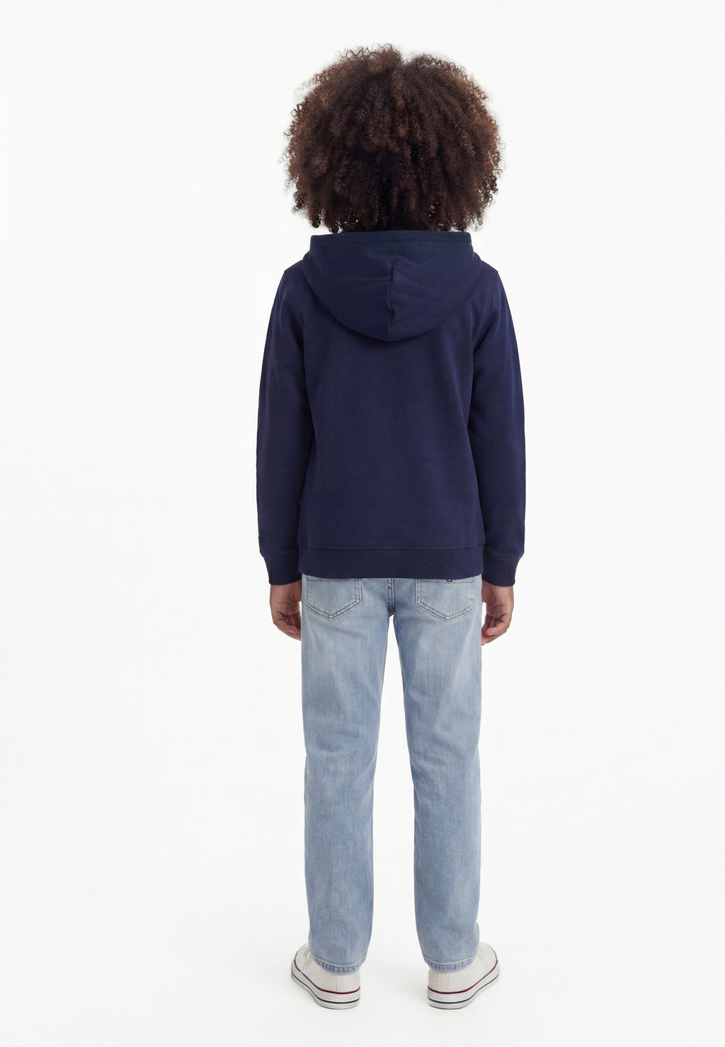 LOGO EMBROIDERY INTERLOCK KNIT ZIP-THRU HOODY Media 3