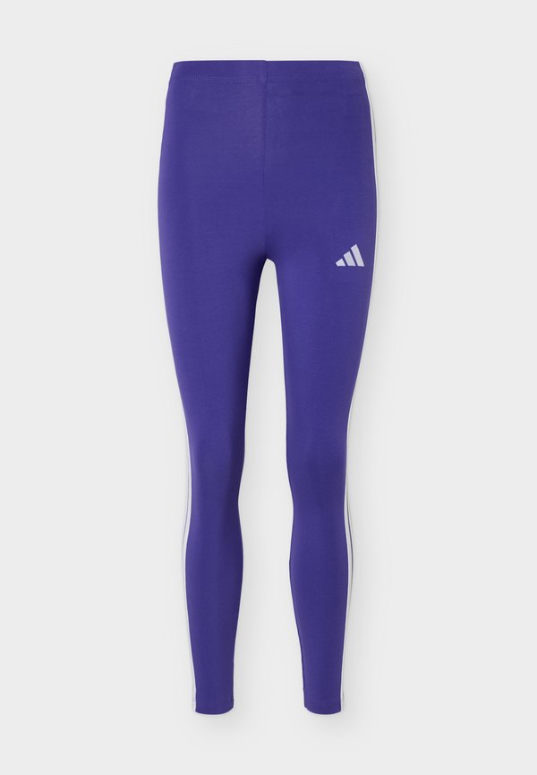 adidas Sportswear ESSENTIALS 3 STRIPES - Leggings - pure purple/white