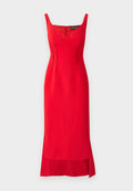 David Koma DOUBLE DETAIL MIDI DRESS