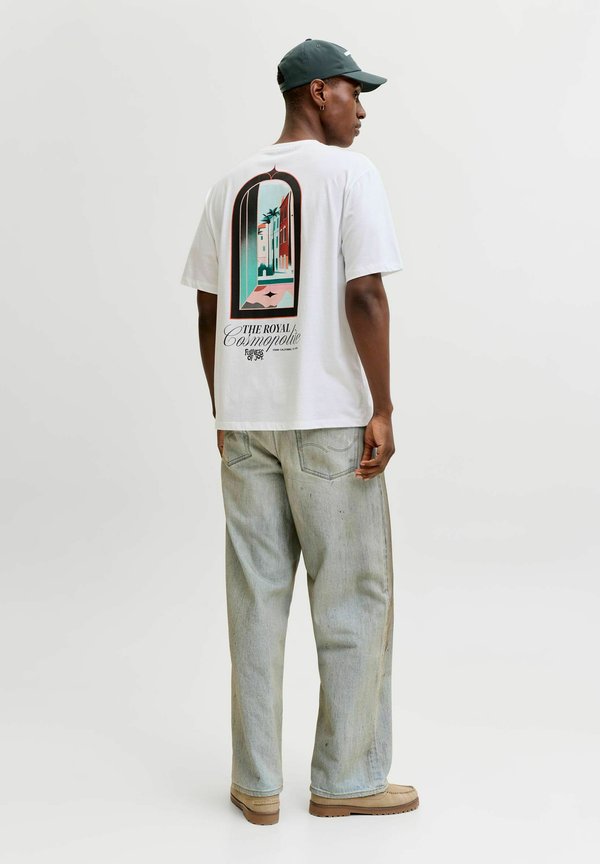 Jack & Jones T- - Print T-shirt - bright white