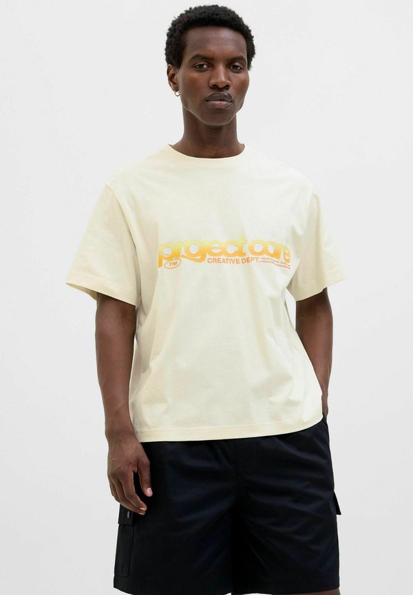 Jack & Jones Printed - Print T-shirt - sweet corn