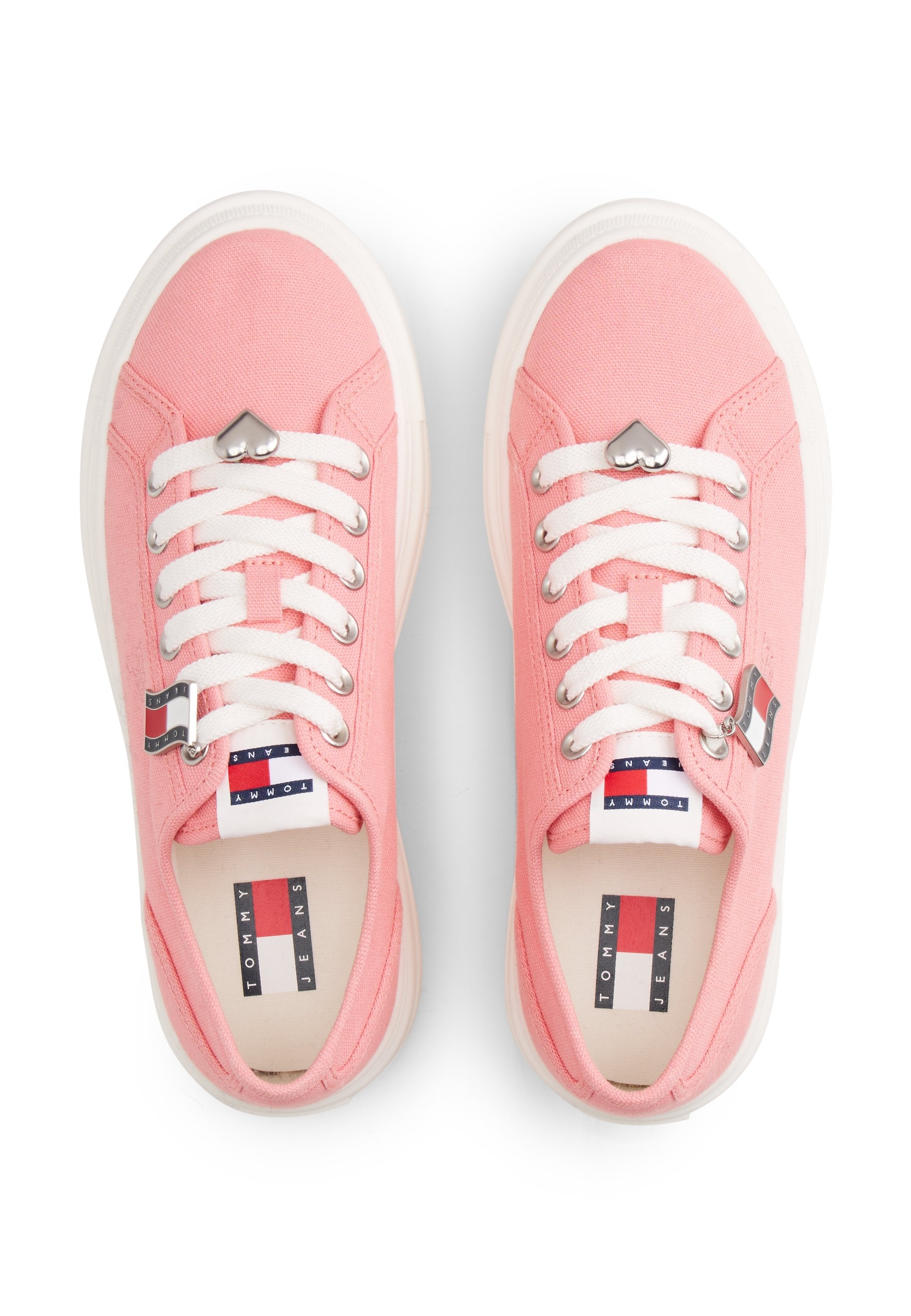 Tommy Jeans CANVAS PLATFORM TRAINERS WITH CHARMS
