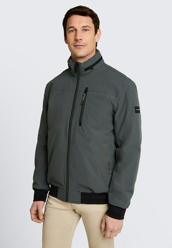 TOM TAILOR TOM TAILOR JACKEN BLOUSON JACKE MIT VERSTAUBARER KAPUZE - Light jacket - darkest olive