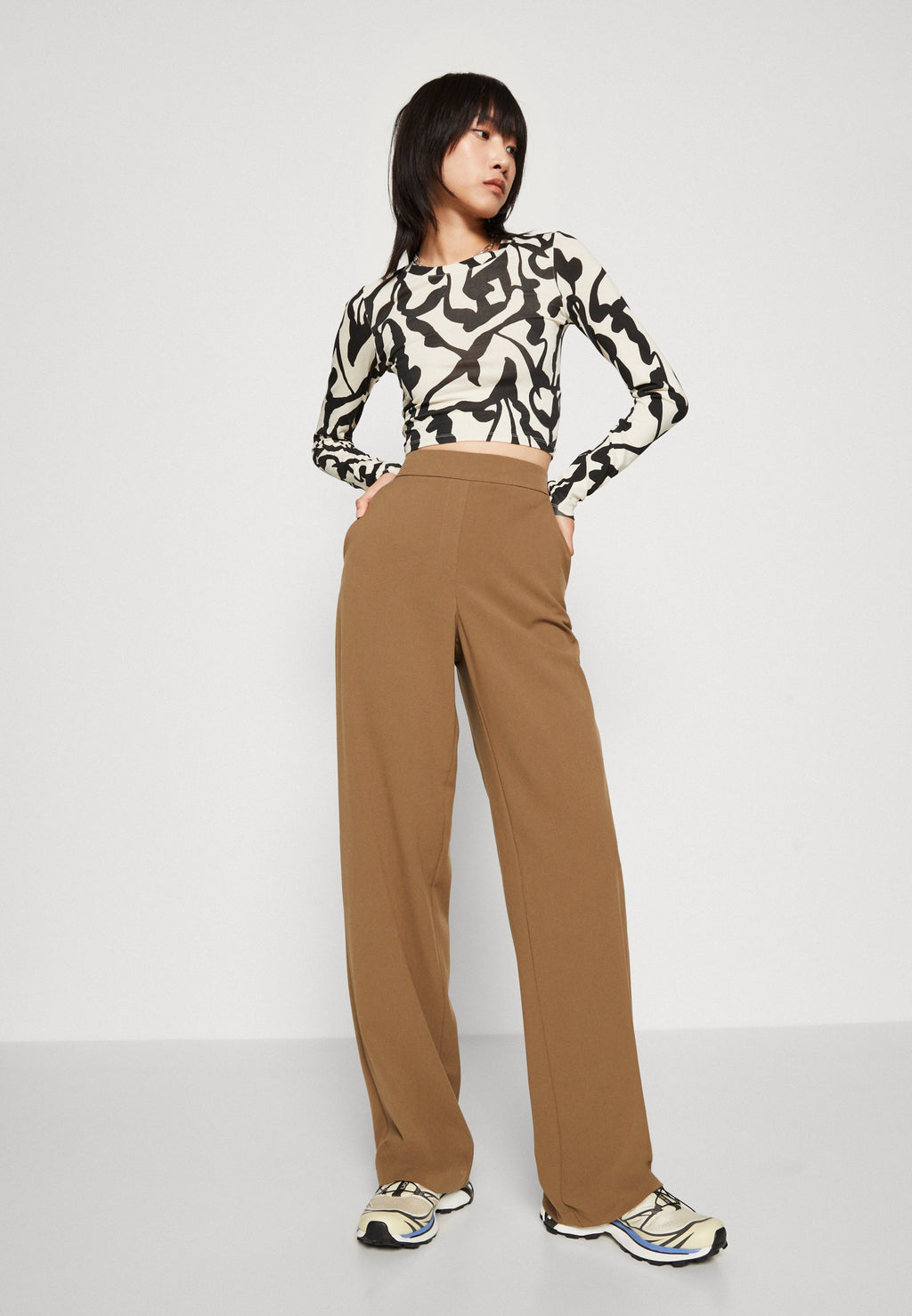 Vero Moda VMLISCOOKIE WIDE SOLID PANT