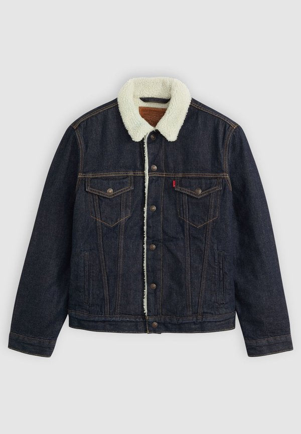Levi's® TYPE 3 TRUCKER - Denim jacket - give it a rinse sherpa
