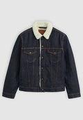 Levi's® TYPE 3 TRUCKER - Denim jacket - give it a rinse sherpa
