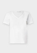 Calvin Klein SMOOTH V NECK TEE - Basic T-shirt - bright white