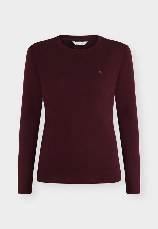 Tommy Hilfiger CODY SLIM - Long sleeved top - deep burgundy