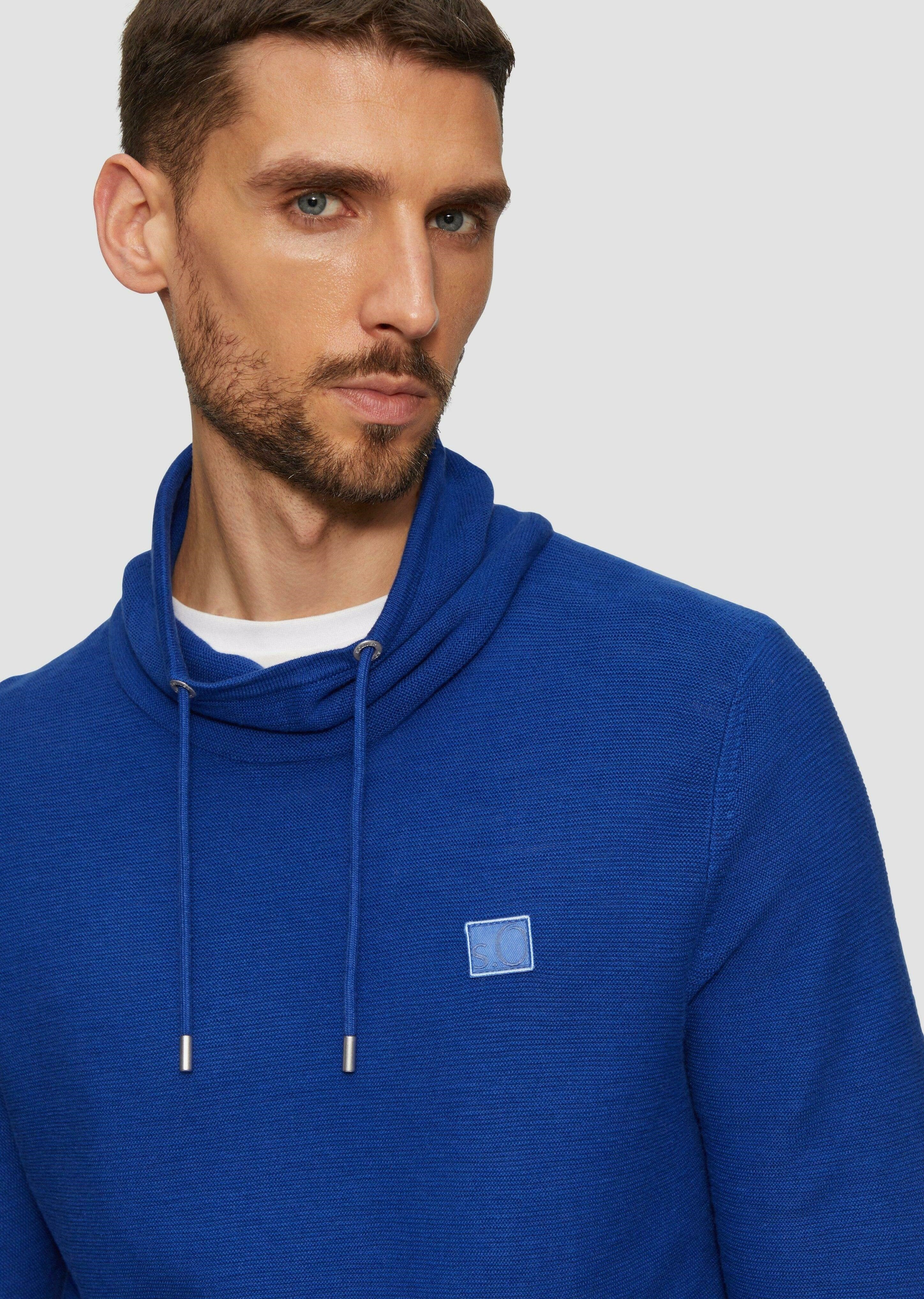 s.Oliver PULLOVER MIT SCHALKRAGEN