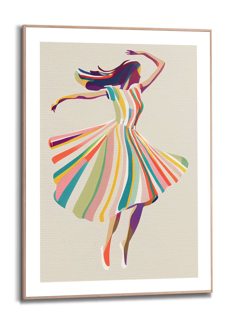 Orange Wallz DANCING WOMAN