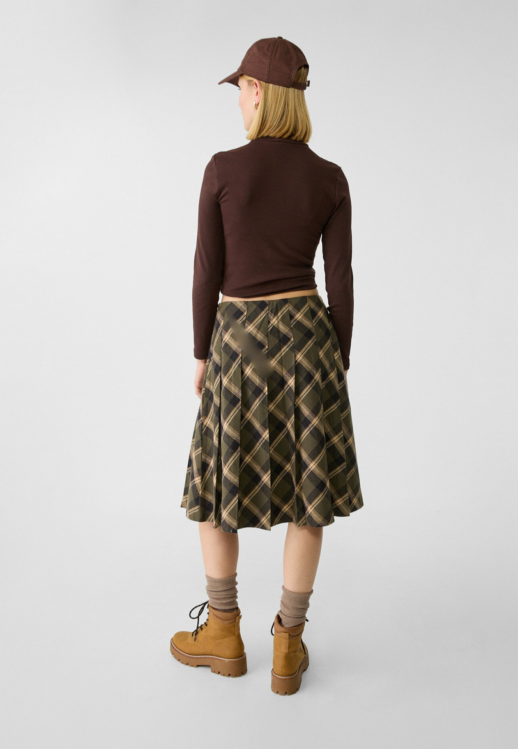 Stradivarius CHECK MIDI BUCKLES