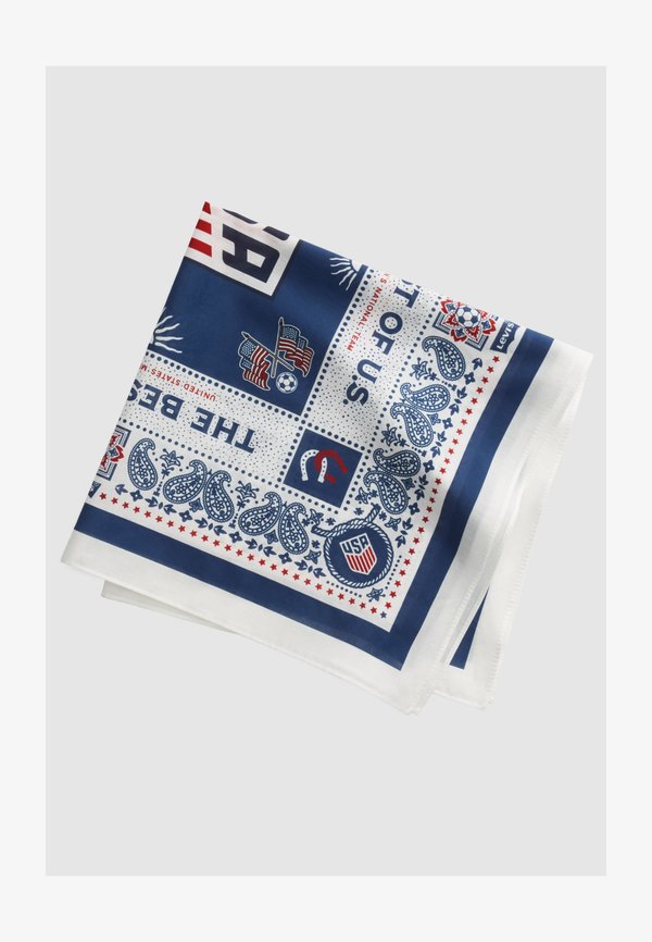 Levi's® FOOTBALL BANDANA - Foulard - red/white/blue