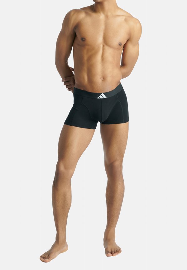 adidas Sportswear RETRO 4ER PACK ACTIVE FLEX - Trunks - schwarz grau