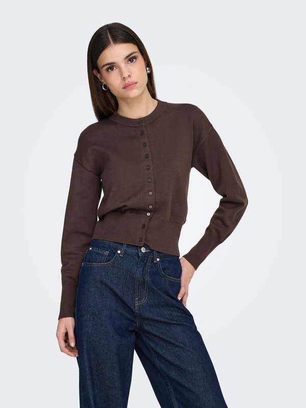 ONLY Cardigan - seal brown