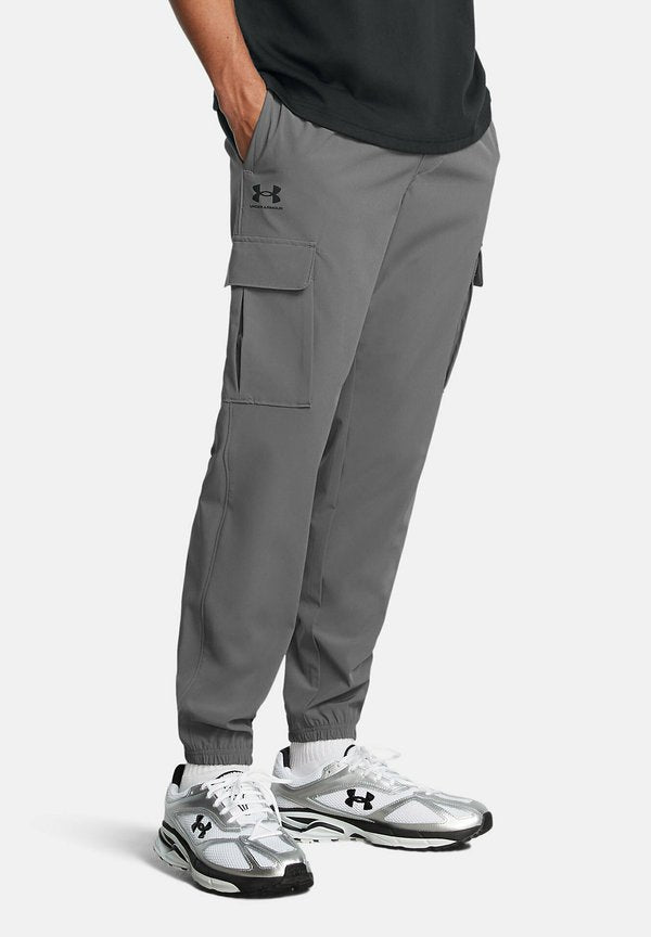 Under Armour VIBE WOVEN - Cargo trousers - castlerock