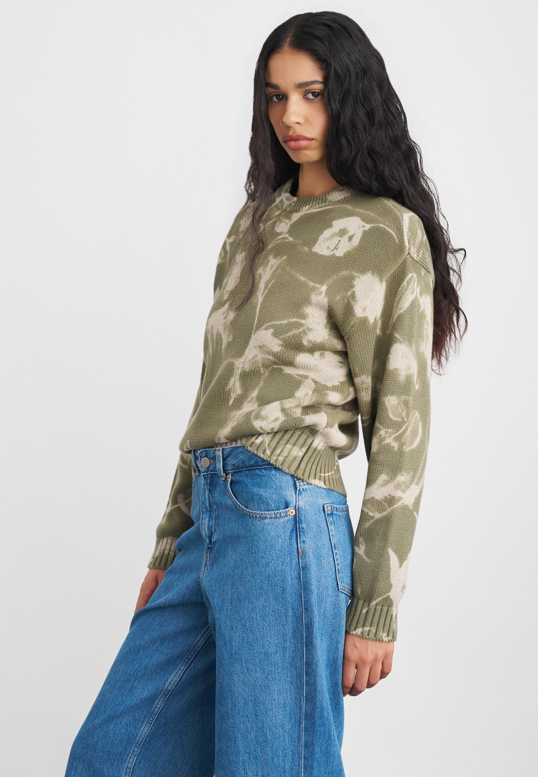 Obey Clothing LEAVES CREW SWEATER