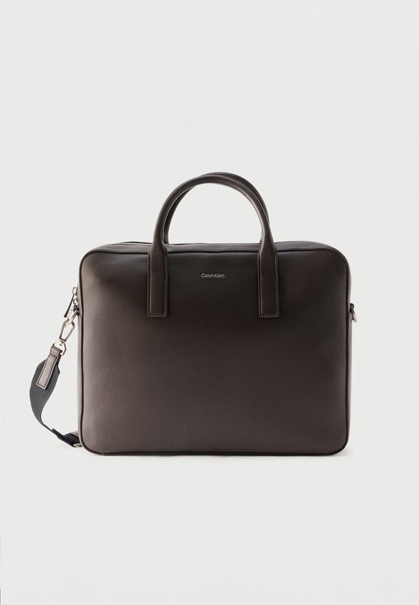 Calvin Klein RAISED COMMUTER - Laptop bag - dark brown