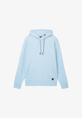 TOM TAILOR IN MELANGE OPTIK - Hoodie - hellblau